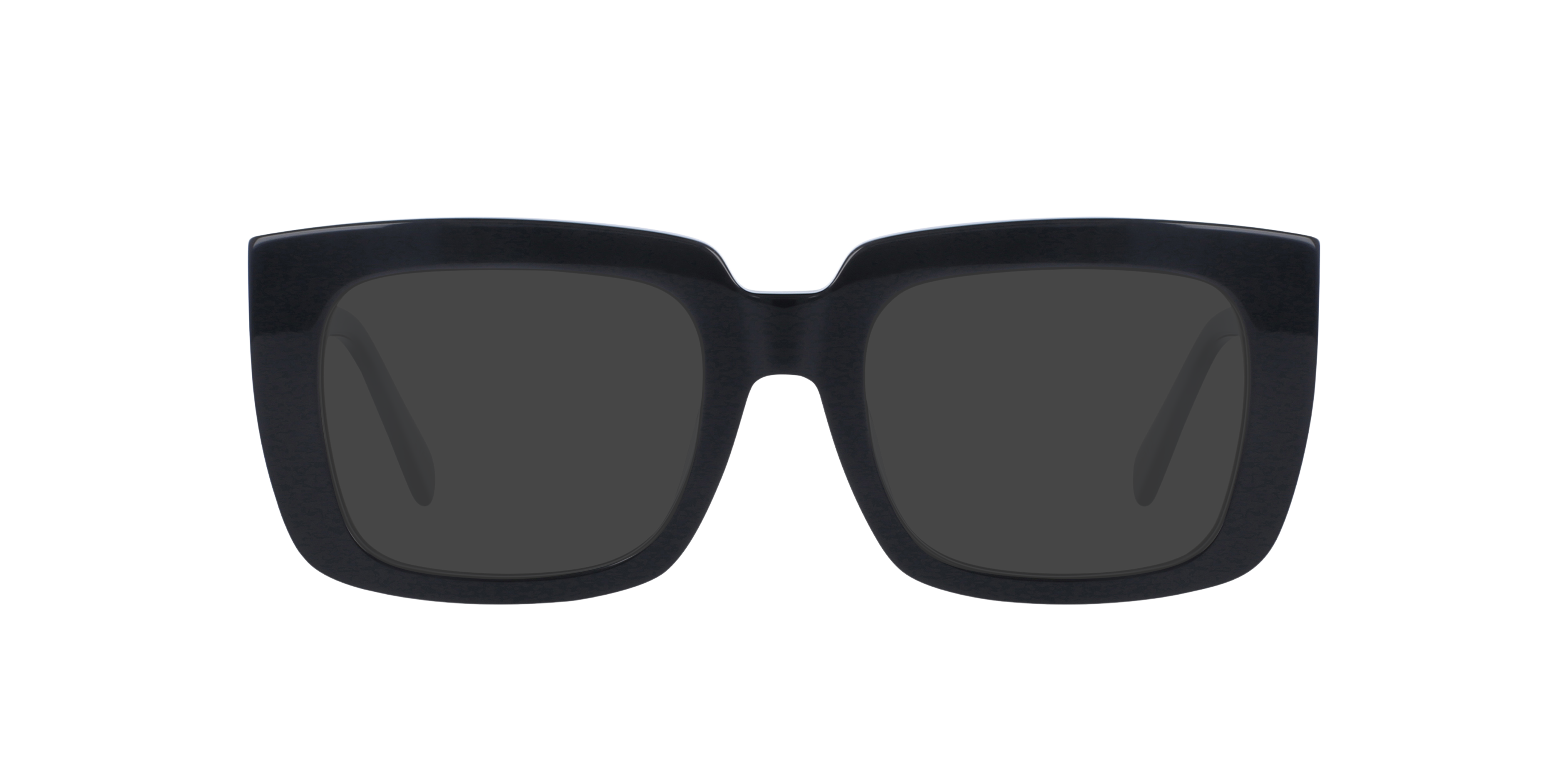 Laila Jet Black AcetatEyeglass Frames von B24, mit getönten Gläsern