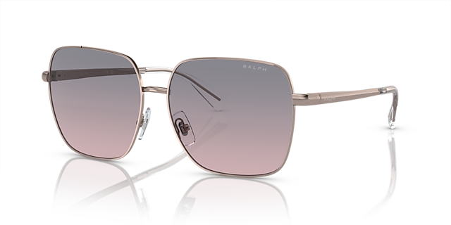 RA4142 Glanzend Roségoud MetaalSunglass Frames van B24, Hoekweergave