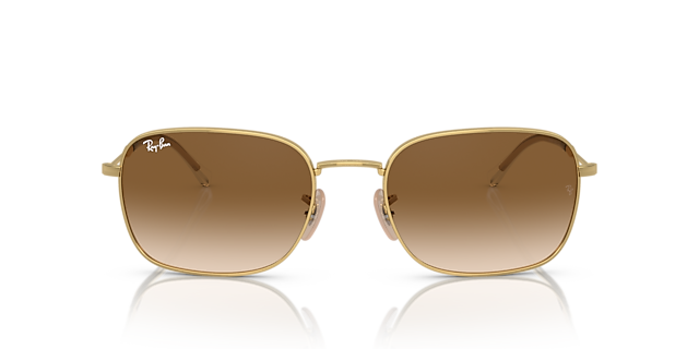 RB3706 Arista Gold MetallSunglass Frames von B24, Vorderansicht