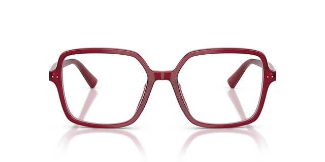JC3046U Opaline Cranberry AcetaatEyeglass Frames van B24, Vooraanzicht