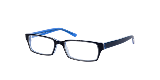 Capuno Donkerblauw & blauw AcetaatEyeglass Frames van B24, Hoekweergave