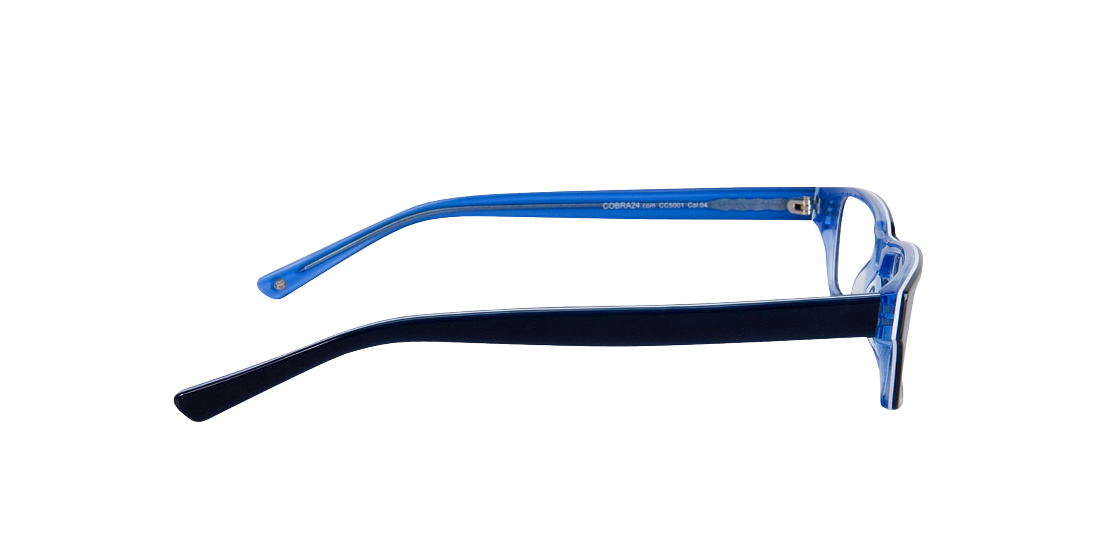 Capuno Donkerblauw  &  blauw AcetaatEyeglass Frames van B24, Zijaanzicht