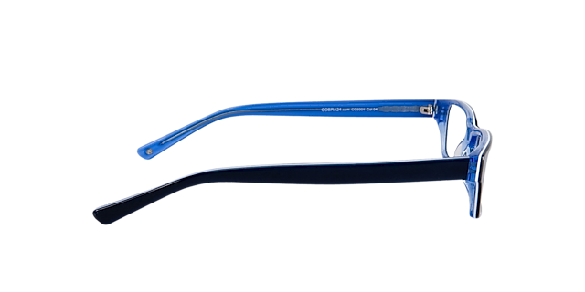 Capuno Donkerblauw & blauw AcetaatEyeglass Frames van B24, Zijaanzicht