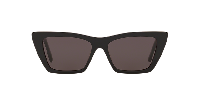 SL 276 MICA Glänzendes Schwarz AcetatSunglass Frames von B24, Vorderansicht