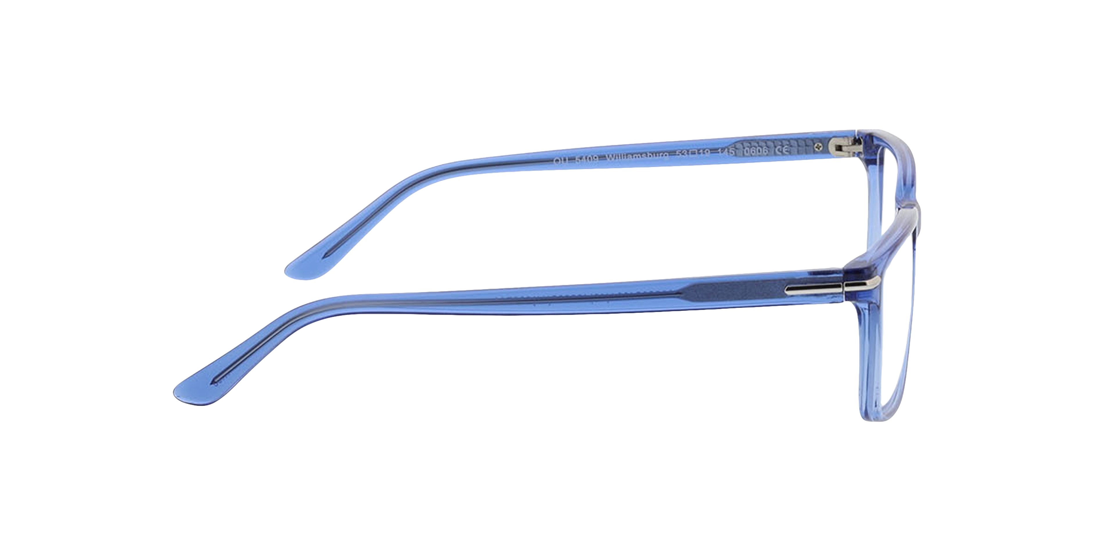 Williamsburg Kristallblau KunststoffEyeglass Frames von B24, Seitenansicht