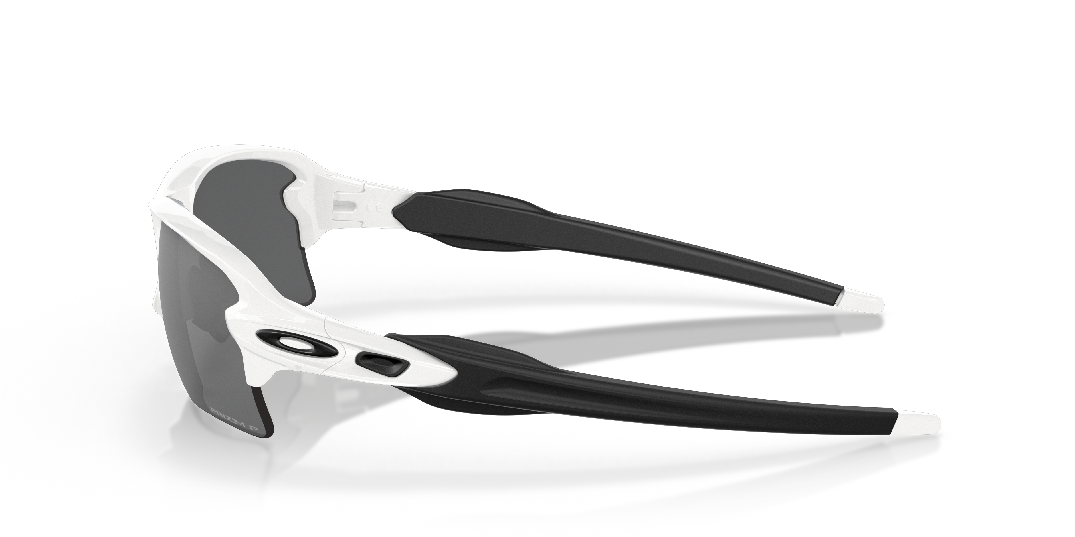 Flak® 2.0 XL Weiß glänzend KunststoffSunglass Frames von B24, Seitenansicht