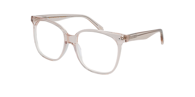 Big Mama Crystal Rosewater AcetatEyeglass Frames von B24, Dreiviertelansicht