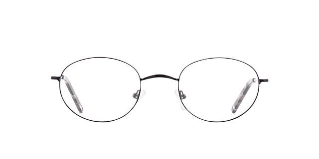 Clinton Black Metal MetallEyeglass Frames von B24, Vorderansicht