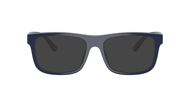 PH2290U Shiny Navy Blue KunststofEyeglass Frames van B24, met getinte lenzen