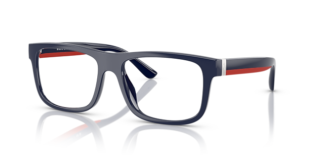 PH2290U Shiny Navy Blue KunststofEyeglass Frames van B24, Hoekweergave