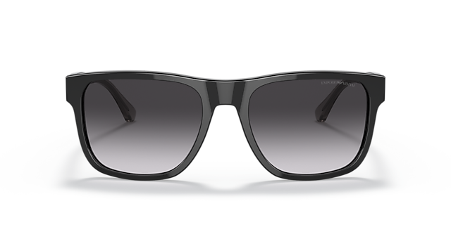 EA4163 Schwarz AcetatSunglass Frames von B24, Vorderansicht