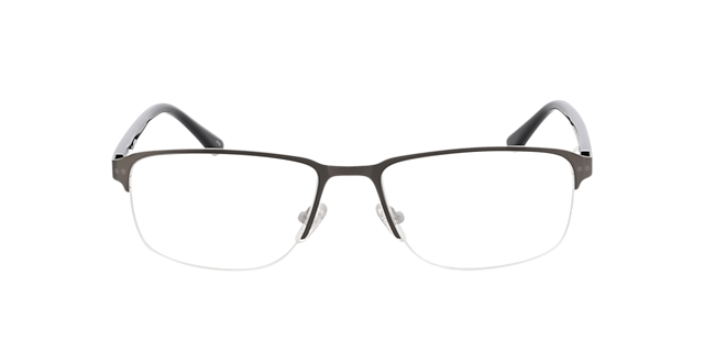Frisco Mat antraciet MetaalEyeglass Frames van B24, Vooraanzicht