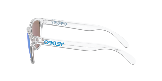 Frogskins™ XS (Youth Fit) Glanzend transparant KunststofSunglass Frames van B24, Zijaanzicht