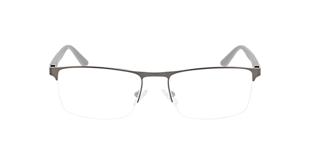 Boston Mat gunmetal MetaalEyeglass Frames van B24, Vooraanzicht