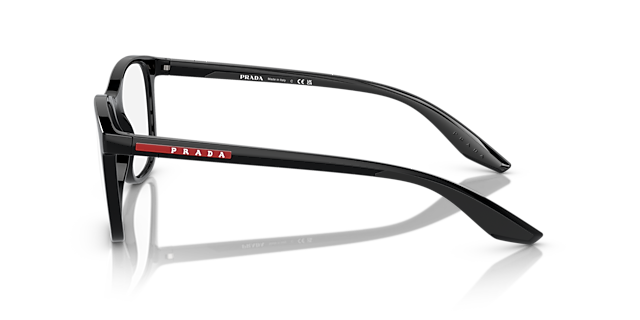 PS 05PV Zwart KunststofEyeglass Frames van B24, Zijaanzicht