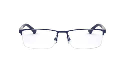 Emporio Armani - EA1041, Herren, Gummi Blau/Rubber Gunmetal/Rubber Black, Größe: Durchschnittlich