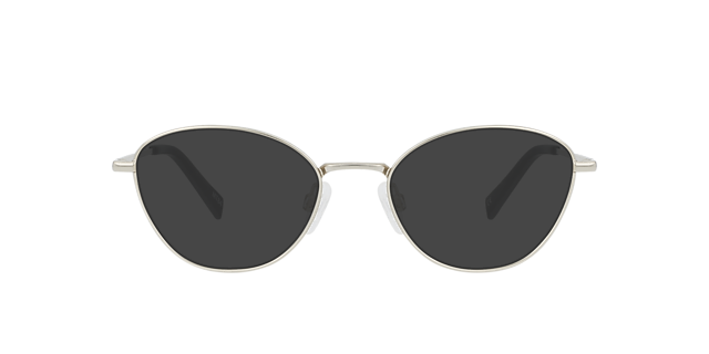 Charlotte CT Platinum Silver Metal MetaalEyeglass Frames van B24, met getinte lenzen