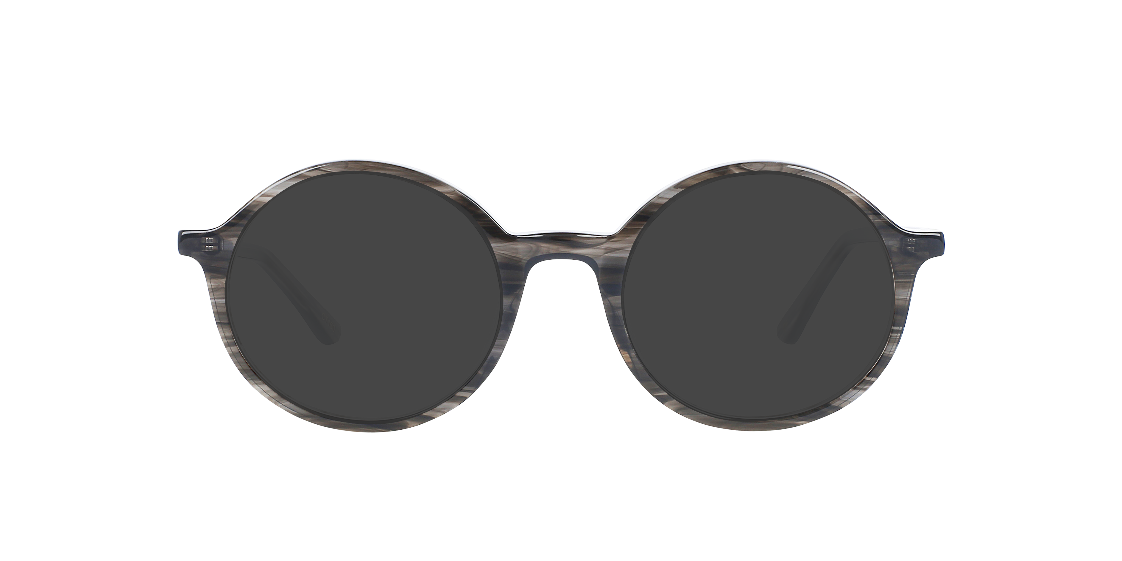 Benedict Striped Gainsboro AcetatEyeglass Frames von B24, mit getönten Gläsern