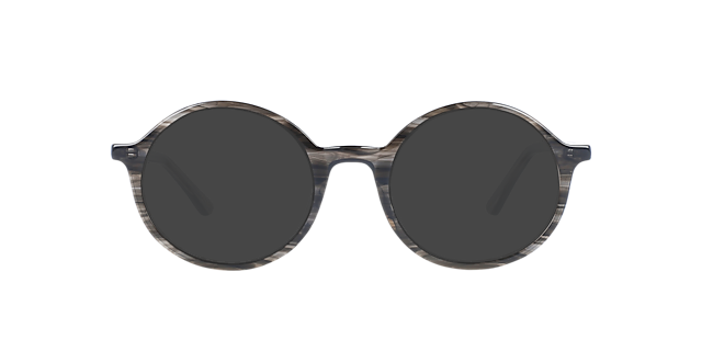 Benedict Striped Gainsboro AcetatEyeglass Frames von B24, mit getönten Gläsern