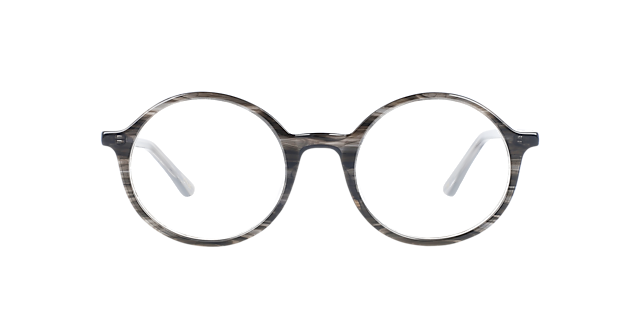 Benedict Striped Gainsboro AcetatEyeglass Frames von B24, Vorderansicht