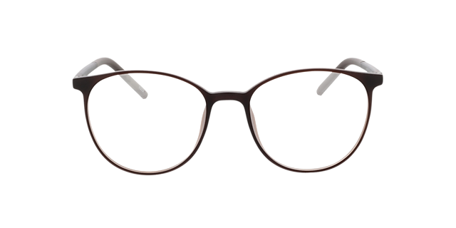 Conroe Matt Braun KunststoffEyeglass Frames von B24, Vorderansicht