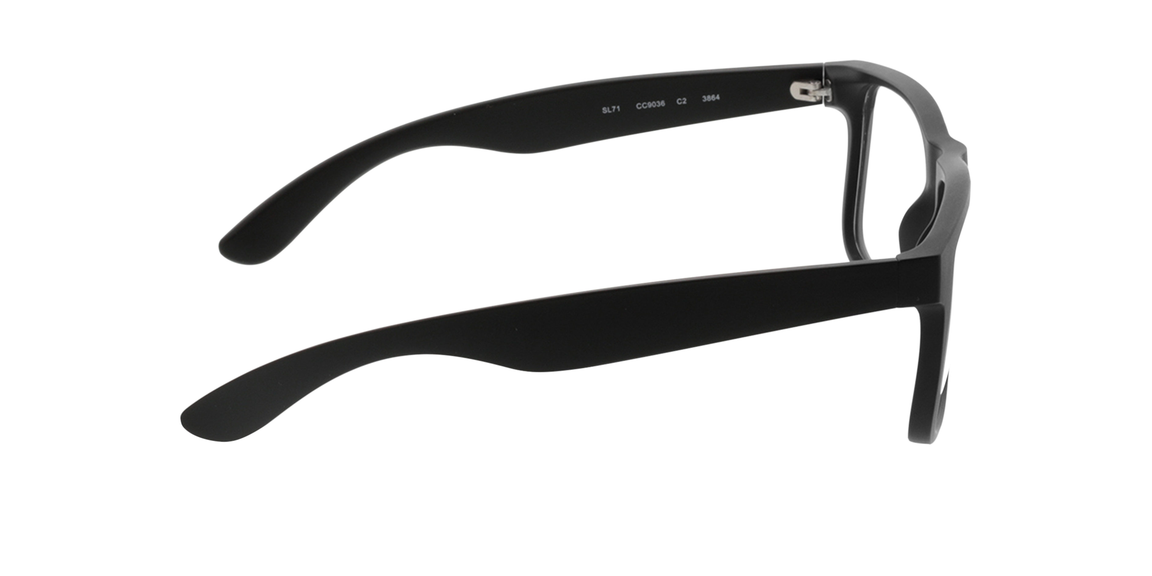 New Orleans Matt Schwarz KunststoffEyeglass Frames von B24, Seitenansicht
