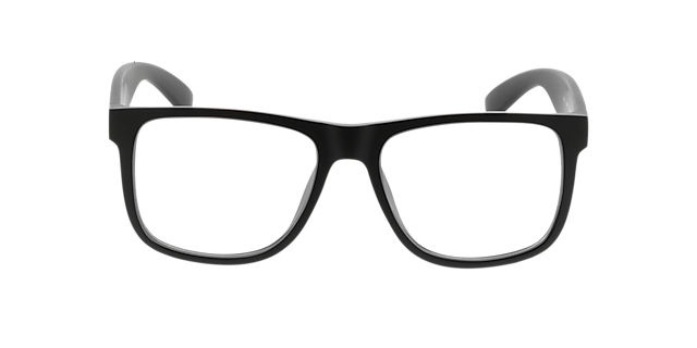 New Orleans Matzwart KunststofEyeglass Frames van B24, Vooraanzicht