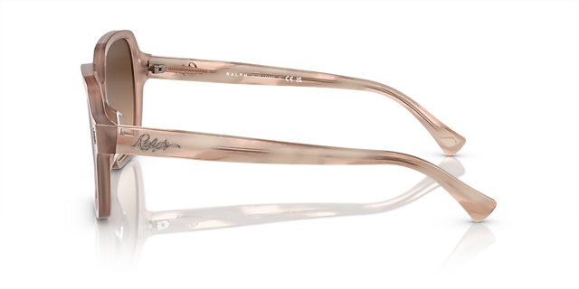 RA5304U Shiny Opal Rose Beige AcetaatSunglass Frames van B24, Zijaanzicht