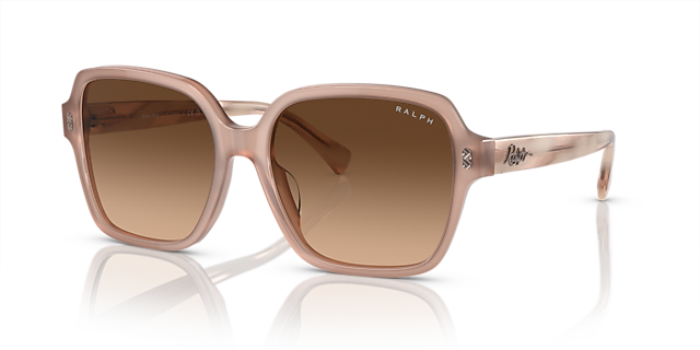 RA5304U Shiny Opal Rose Beige AcetaatSunglass Frames van B24, Hoekweergave