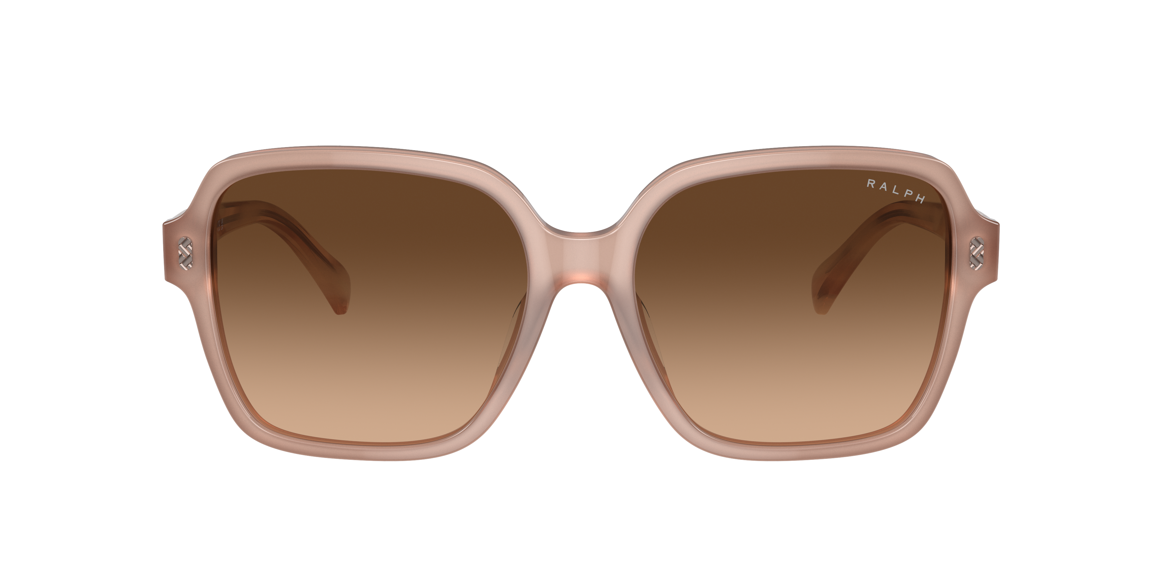 RA5304U Shiny Opal Rose Beige AcetatSunglass Frames von B24, mit getönten Gläsern