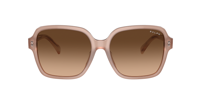 RA5304U Shiny Opal Rose Beige AcetaatSunglass Frames van B24, met getinte lenzen