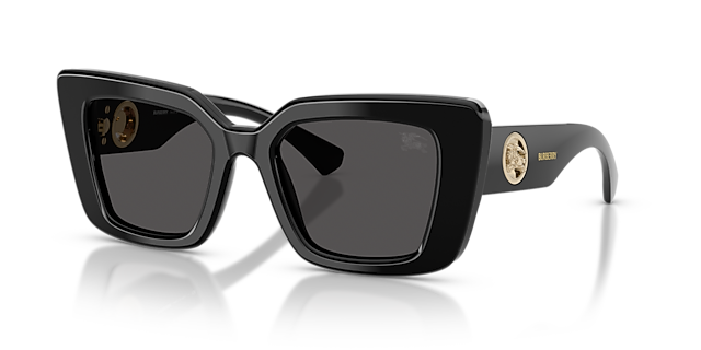 BE4476 Schwarz AcetatSunglass Frames von B24, Dreiviertelansicht