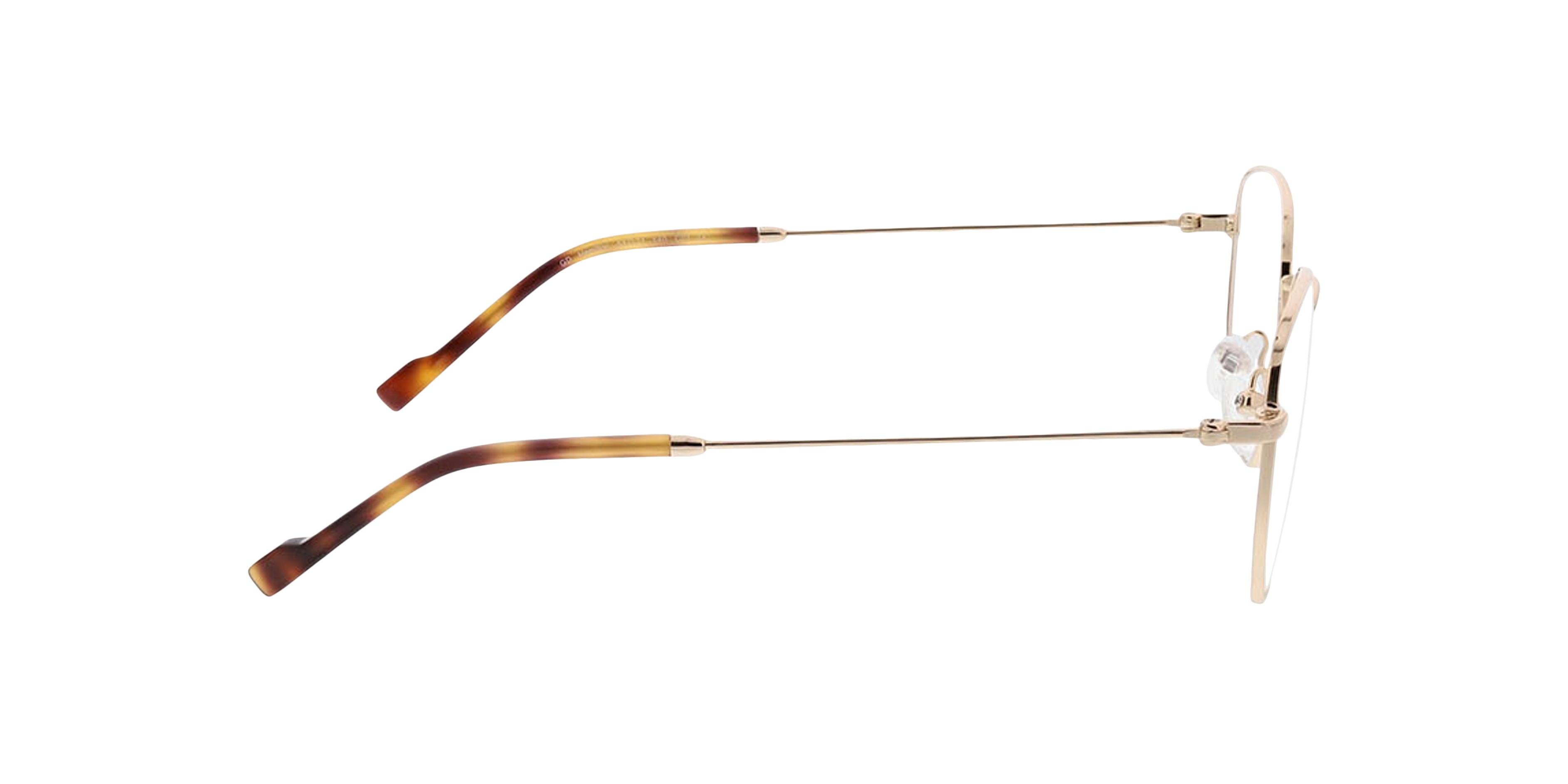Halifax Gold  &  Havana MetallEyeglass Frames von B24, Seitenansicht
