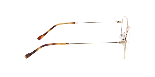 Halifax Goud & Havana MetaalEyeglass Frames van B24, Zijaanzicht