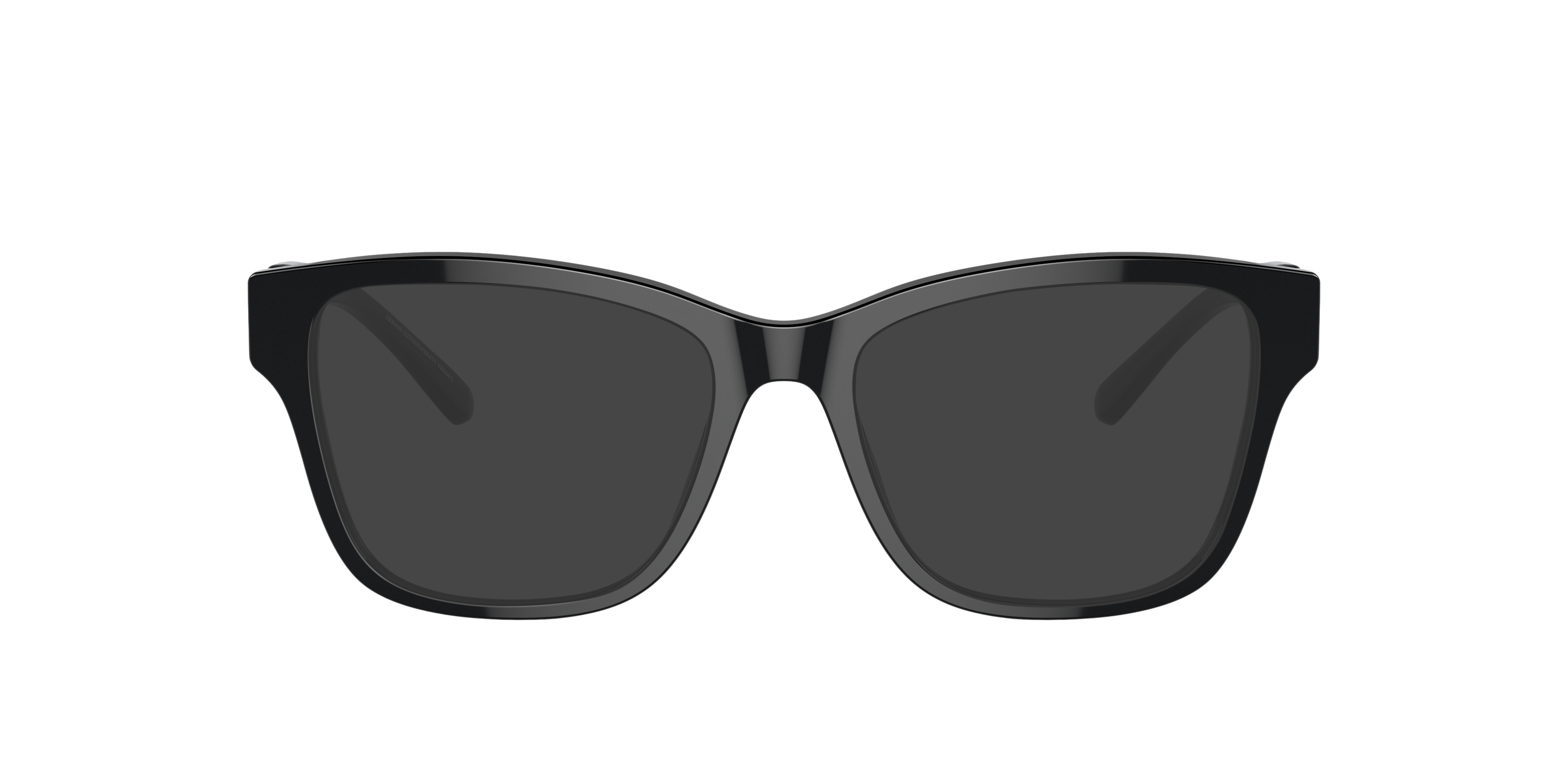 EA3222U Schwarz glänzend AcetatEyeglass Frames von B24, mit getönten Gläsern