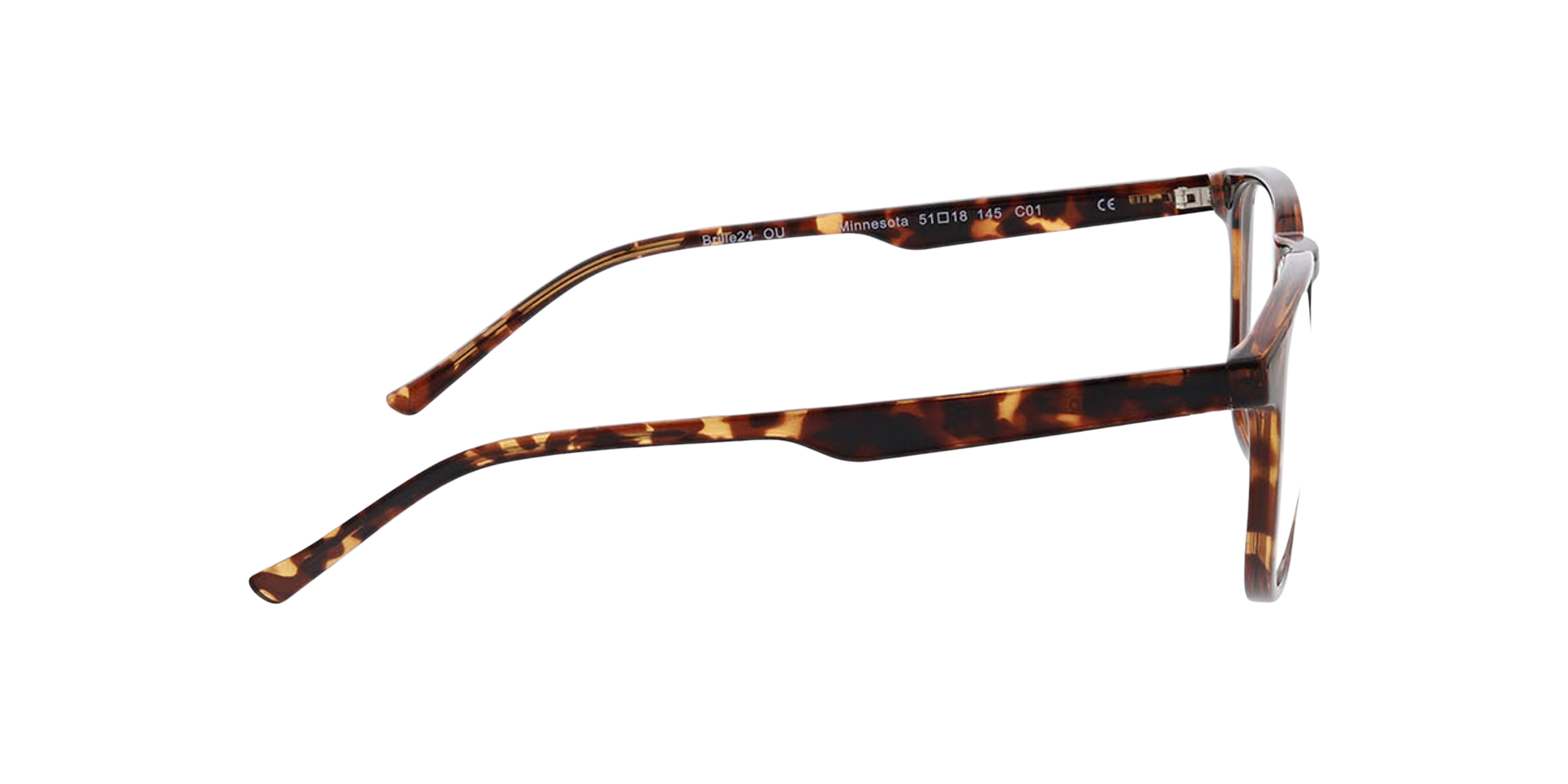 Minnesota Havana KunststoffEyeglass Frames von B24, Seitenansicht