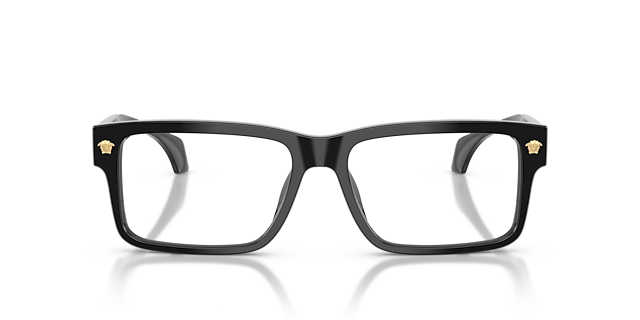 VE3391U Schwarz AcetatEyeglass Frames von B24, Vorderansicht