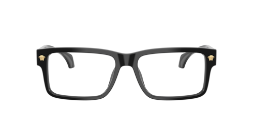 Versace - VE3391U, Herren, Schwarz/Black/Dark Green Transparent, Größe: Large