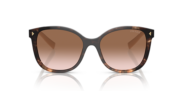 PR 22ZS Karamell Tortoise AcetatSunglass Frames von B24, Vorderansicht