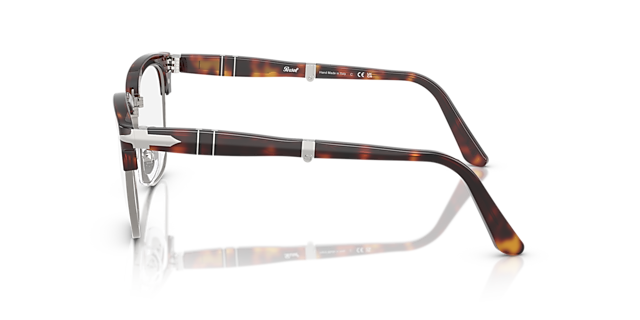 PO3375V Havana AcetatEyeglass Frames von B24, Seitenansicht