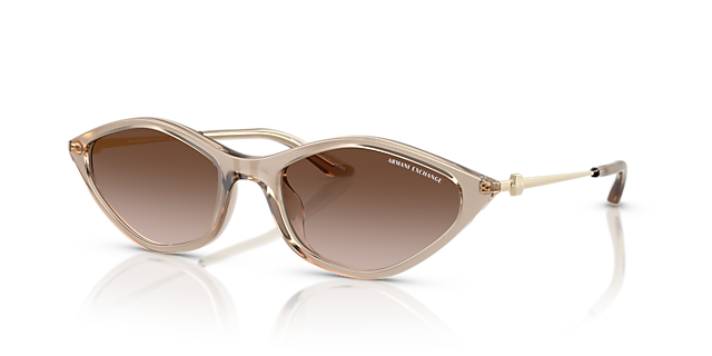 AX4152SU Opalescent Light Beige KunststofSunglass Frames van B24, Hoekweergave