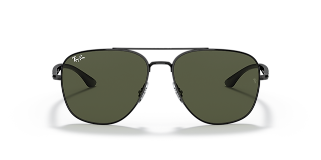 RB3683 Schwarz MetallSunglass Frames von B24, Vorderansicht