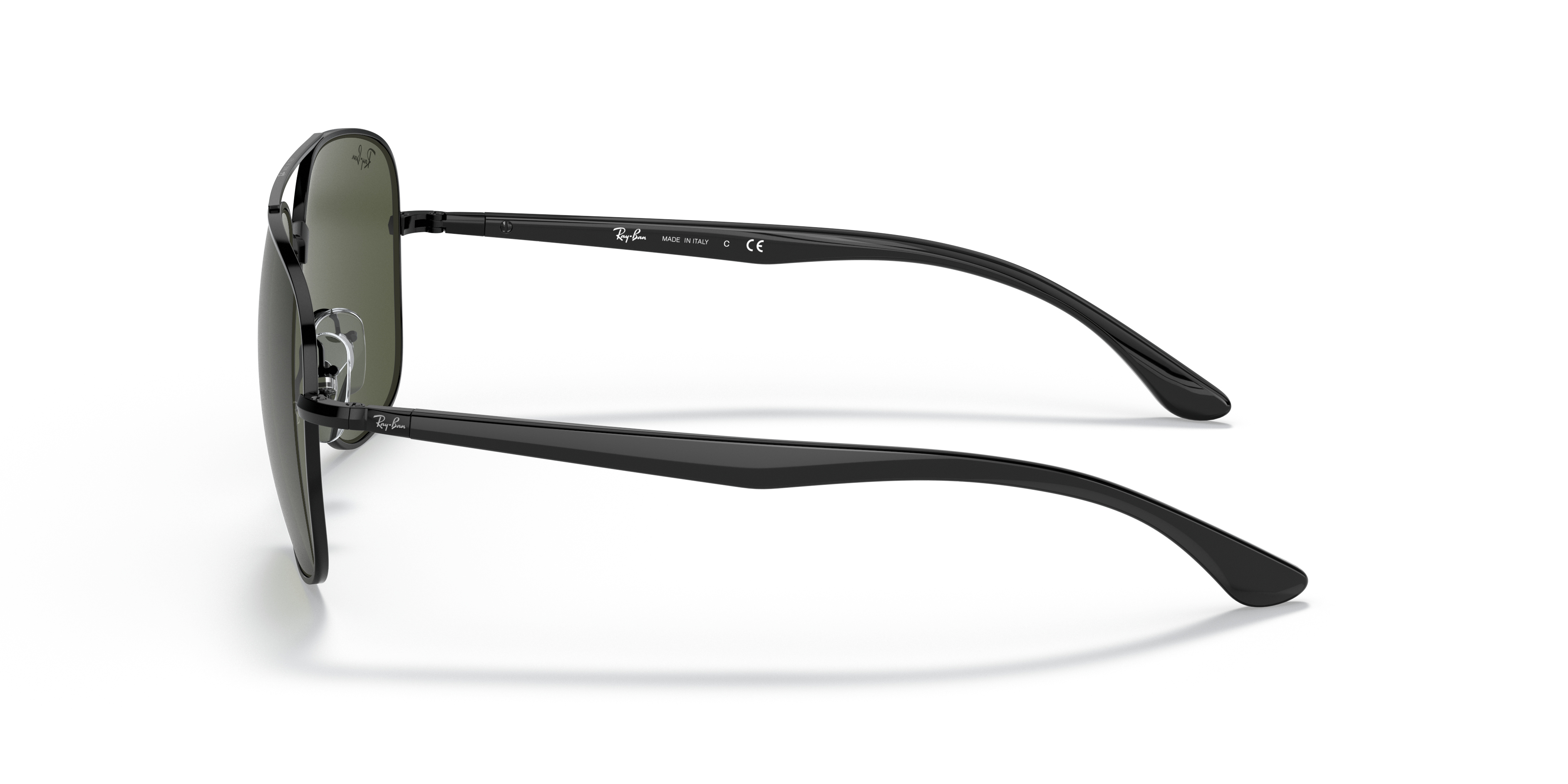 RB3683 Schwarz MetallSunglass Frames von B24, Seitenansicht