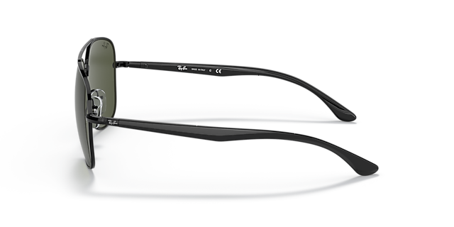 RB3683 Schwarz MetallSunglass Frames von B24, Seitenansicht