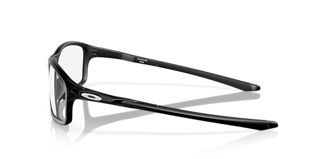 Crosslink® Zero Reflective Collection Satijnglans zwart KunststofEyeglass Frames van B24, Zijaanzicht