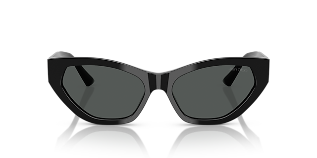 JC5022B Zwart AcetaatSunglass Frames van B24, Vooraanzicht