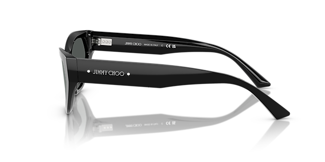 JC5022B Zwart AcetaatSunglass Frames van B24, Zijaanzicht