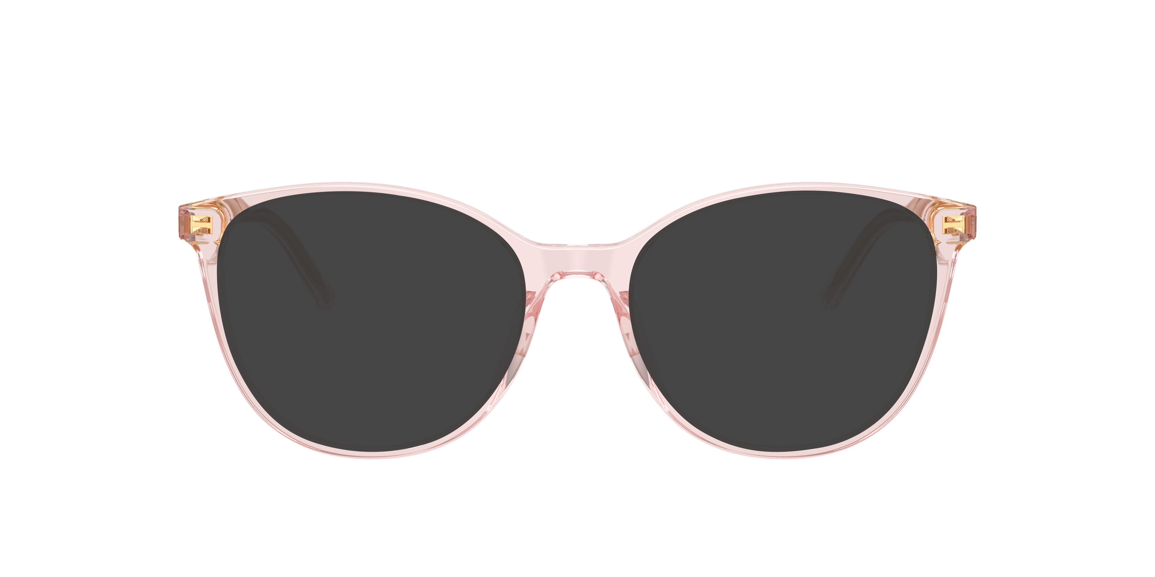 DG3425 Transparent Rose AcetaatEyeglass Frames van B24, met getinte lenzen