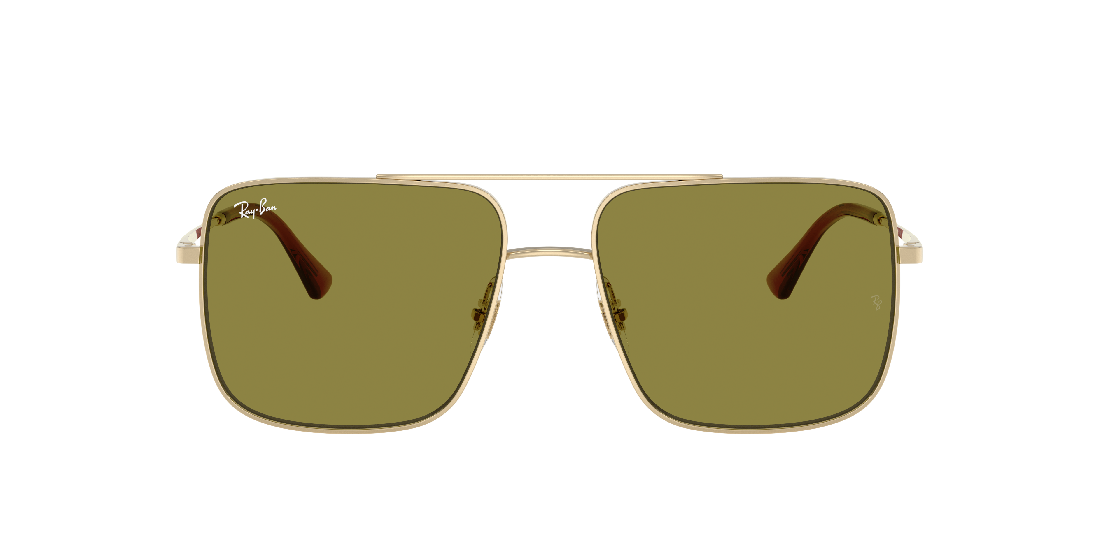 RB3758 Hellgold MetallSunglass Frames von B24, mit getönten Gläsern