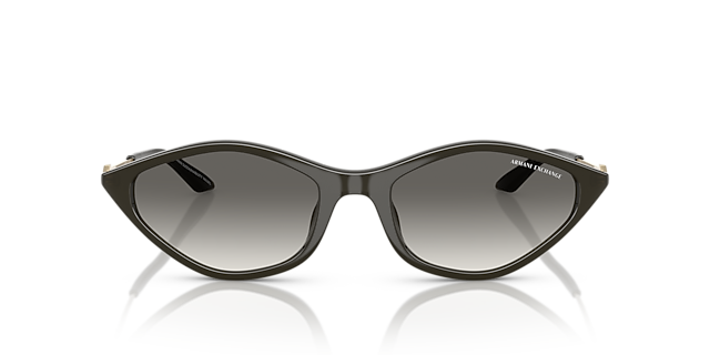 AX4152SU Opalescent Dark Grey KunststoffSunglass Frames von B24, Vorderansicht